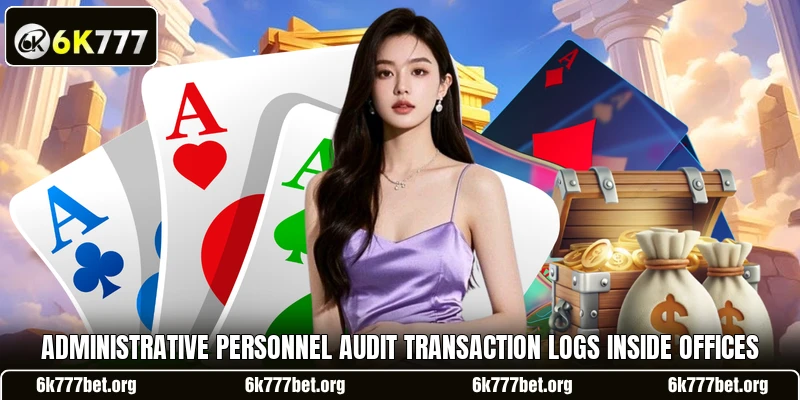 Administrative personnel audit transaction logs inside offices Administrative personnel audit transaction logs inside offices