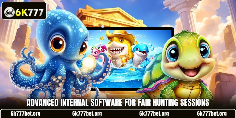 Advanced internal software for fair hunting sessions Advanced internal software for fair hunting sessions