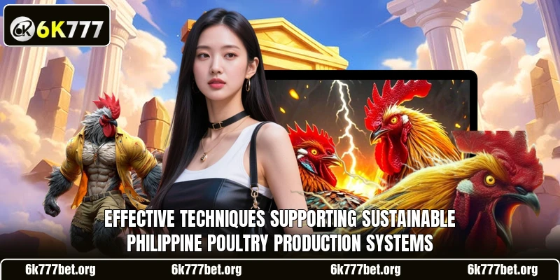 Effective techniques supporting sustainable Philippine poultry production systems