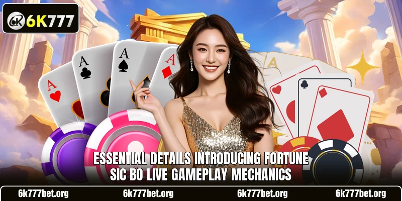 Essential details introducing Fortune Sic Bo Live gameplay mechanics