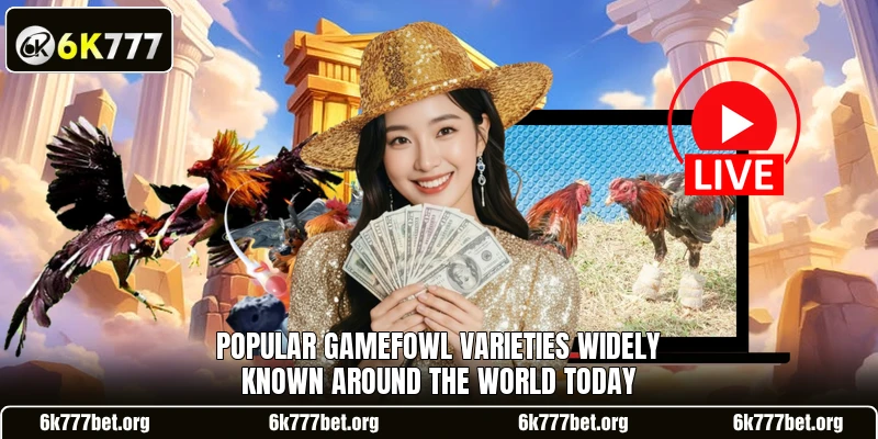 Popular gamefowl varieties widely known around the world today